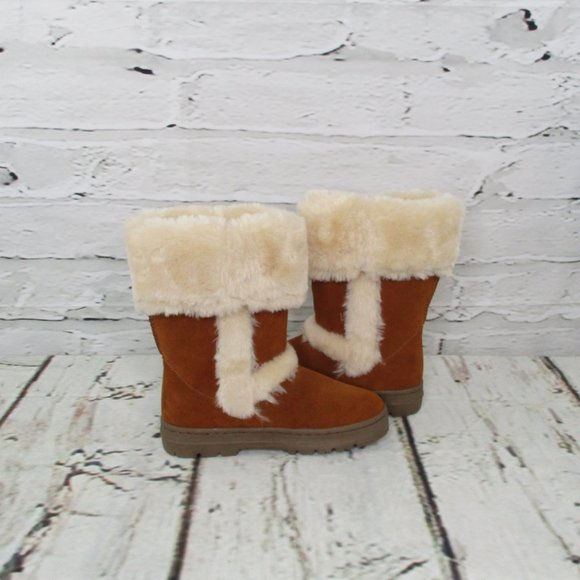 Style & Co Suede Sherpa Boots - Picture 5 of 8